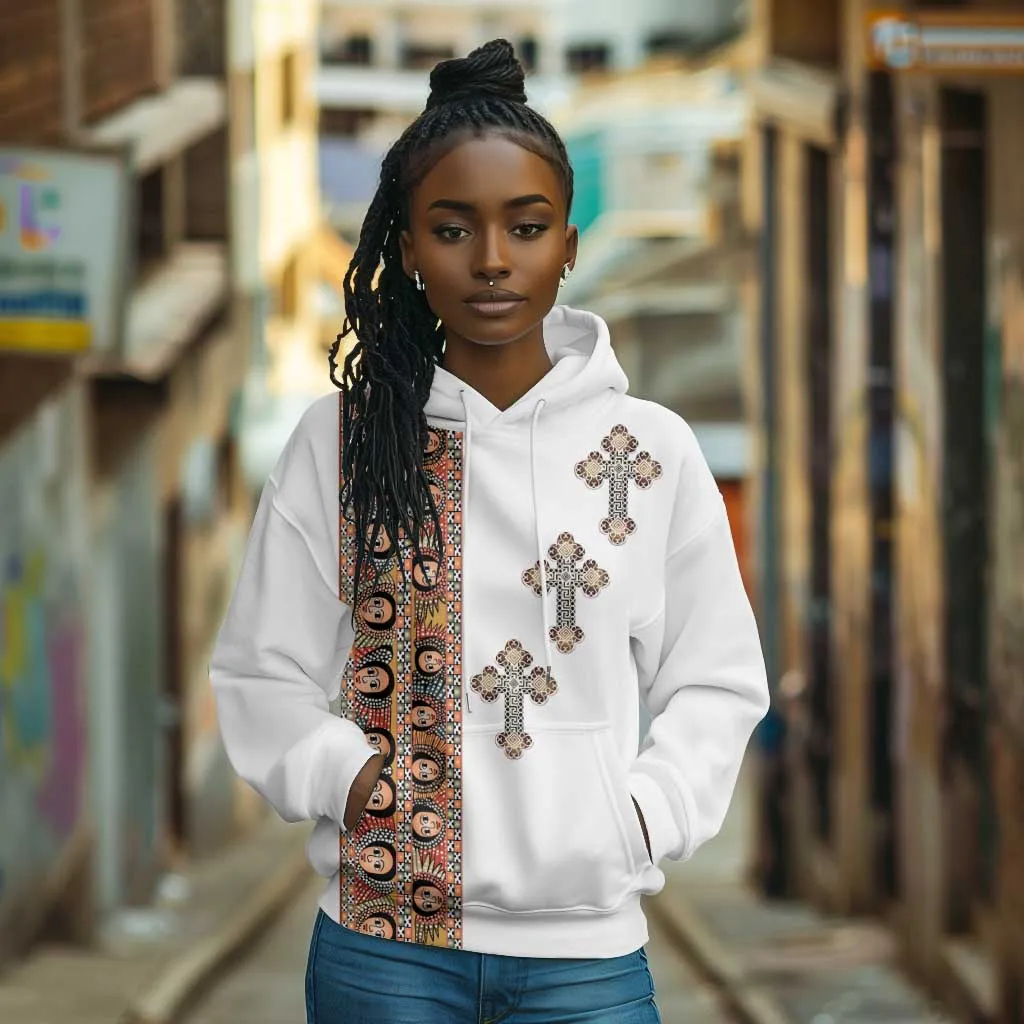 Ethiopia Angels Tilet With Cross Hoodie LT15