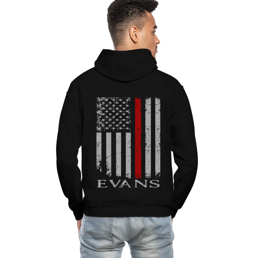 Evans Firefighter Gildan Heavy Blend Adult Hoodie