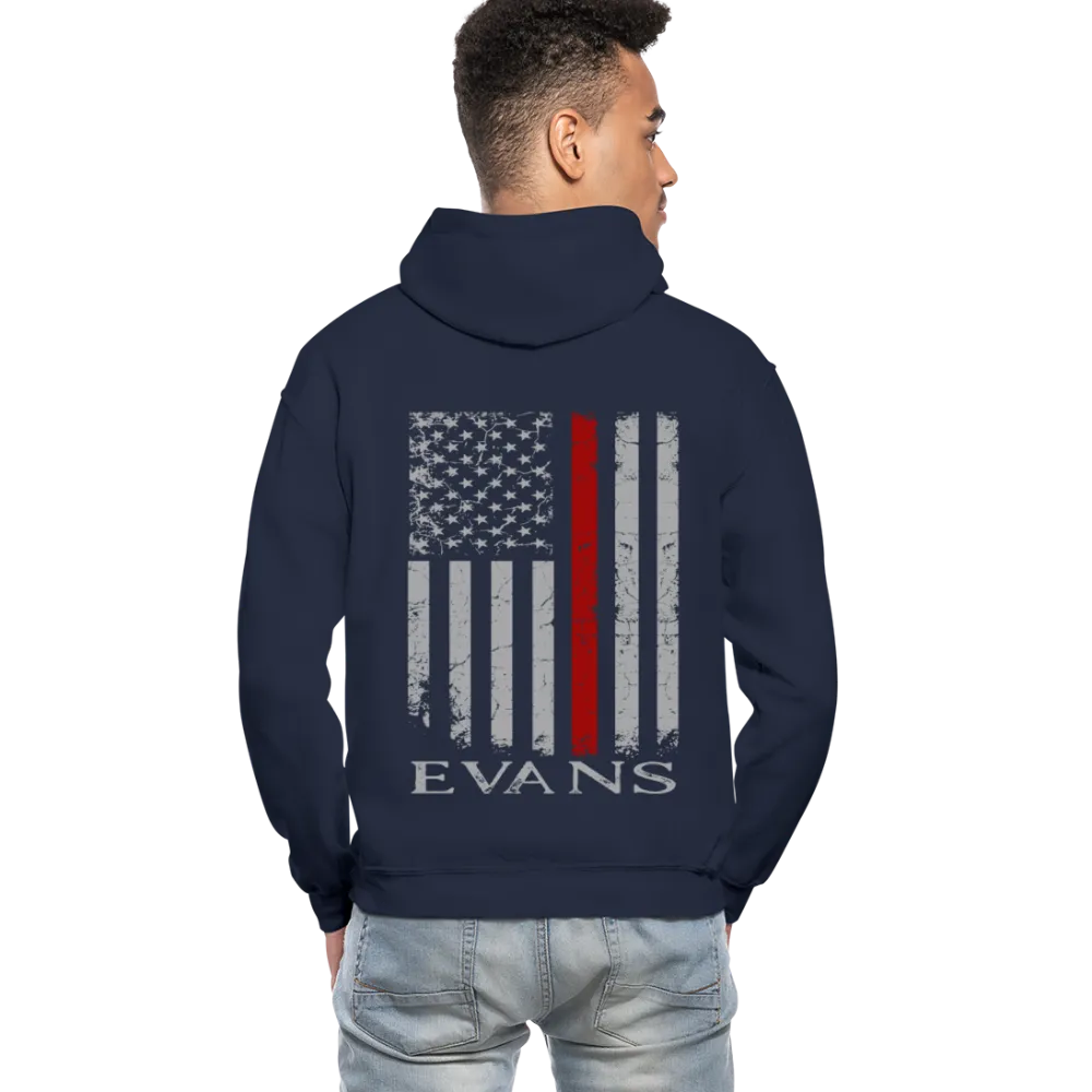 Evans Firefighter Gildan Heavy Blend Adult Hoodie