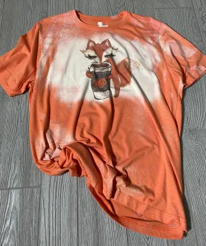 Fall fox drinking pumpkin spice Shirt