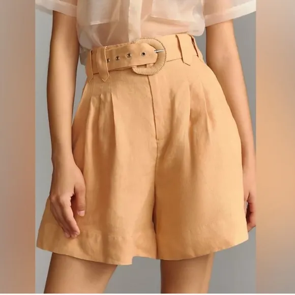 Farm Rio Tailored Linen Shorts
