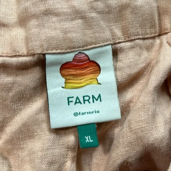 Farm Rio Tailored Linen Shorts