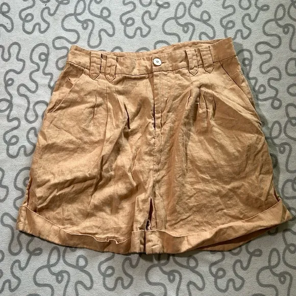 Farm Rio Tailored Linen Shorts