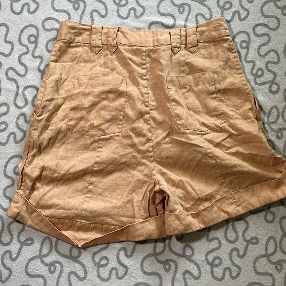 Farm Rio Tailored Linen Shorts