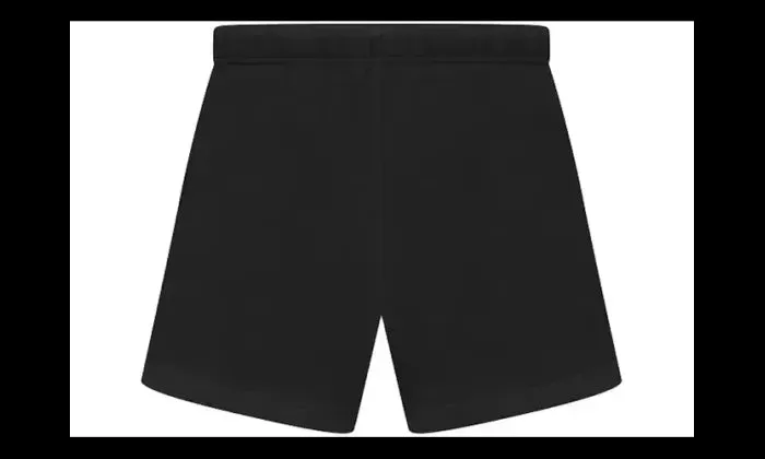 Fear of God Essentials Cream Drawstring Sweatshort Jet Black SS23