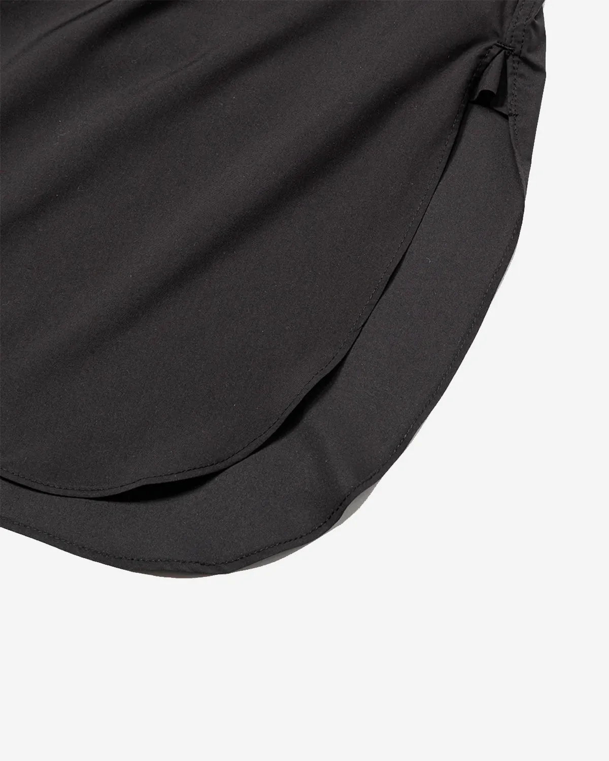 Feather Smooth Officers Shirt - Off Black