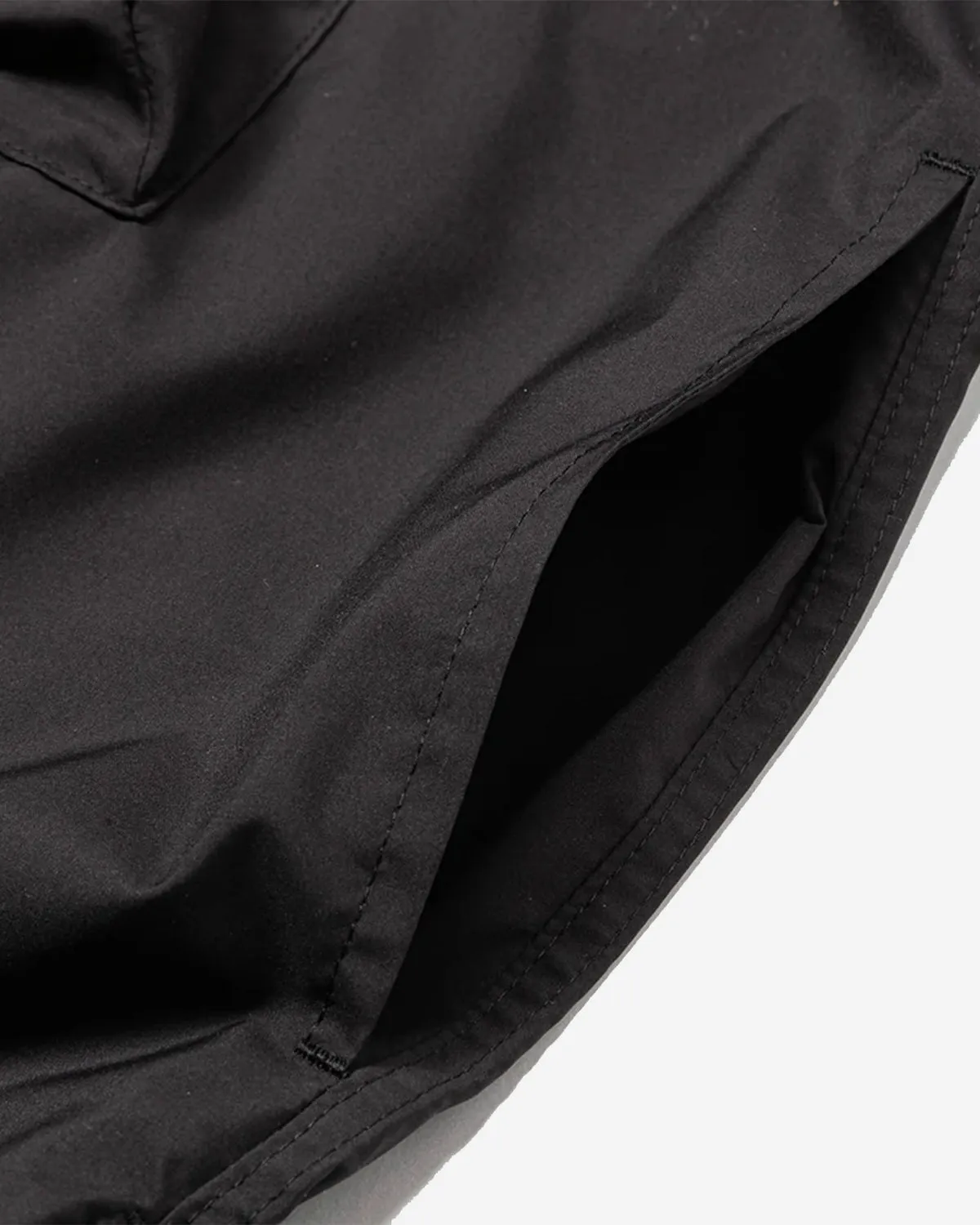 Feather Smooth Officers Shirt - Off Black