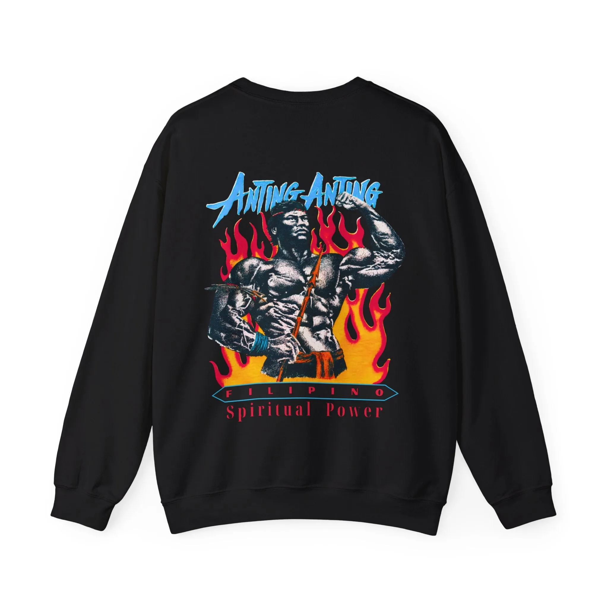 Filipino Strength Anting Anting Vintage Designs 90s New Print Unisex Heavy Blend™ Crewneck Sweatshirt