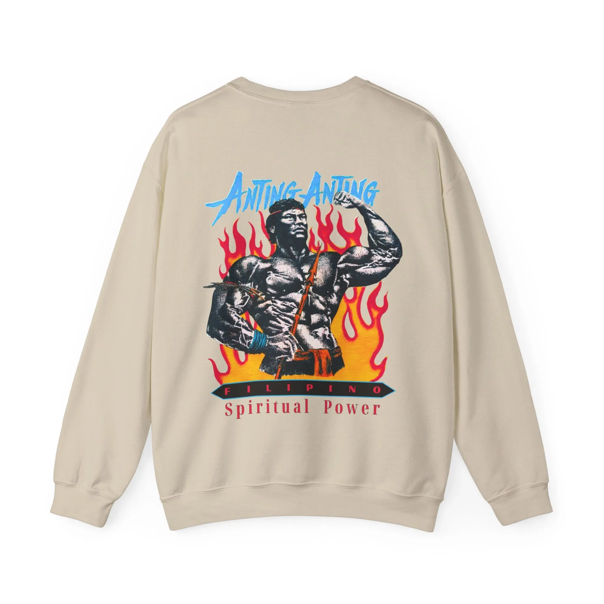 Filipino Strength Anting Anting Vintage Designs 90s New Print Unisex Heavy Blend™ Crewneck Sweatshirt