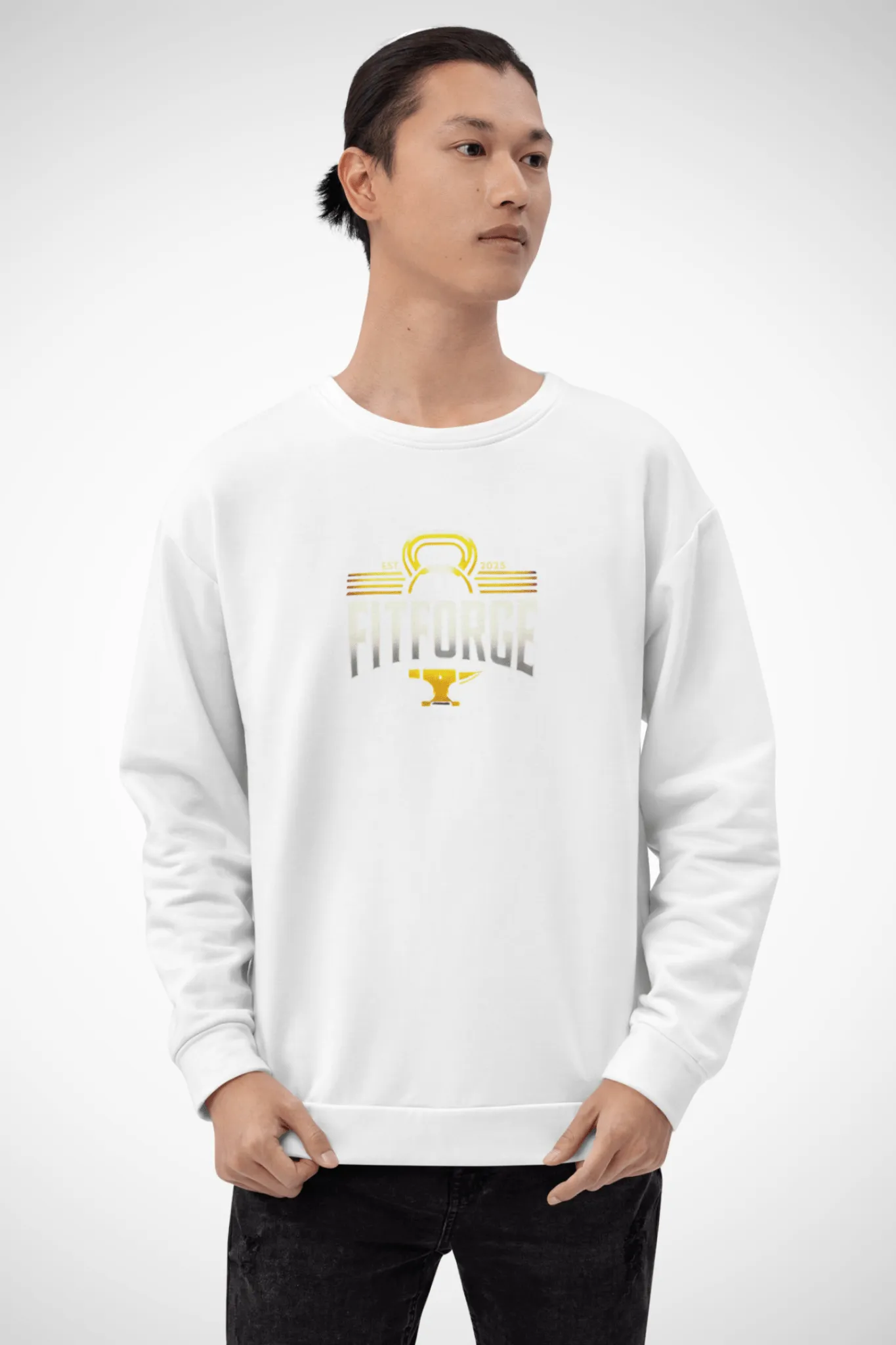 FitForge Men's Sweater - Legacy White