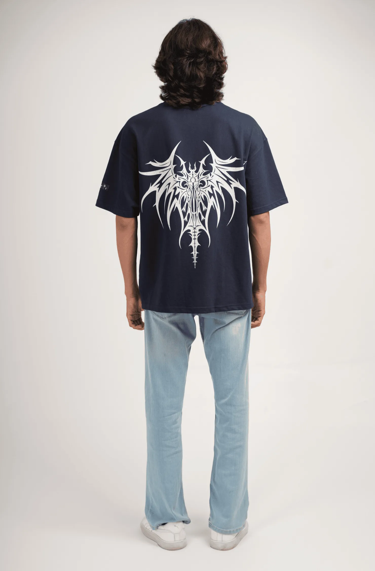 Flashback Printed Oversized T-shirt | Drop Shoulder T-shirt