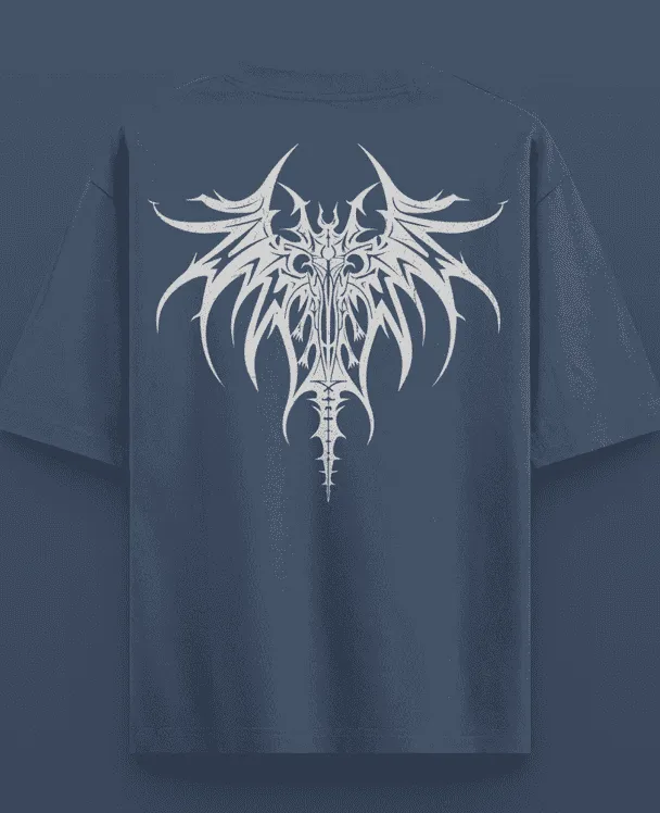 Flashback Printed Oversized T-shirt | Drop Shoulder T-shirt