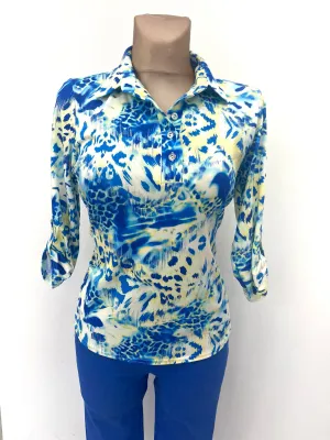 FM Fashion YEW Range Ladies Tops - Collar