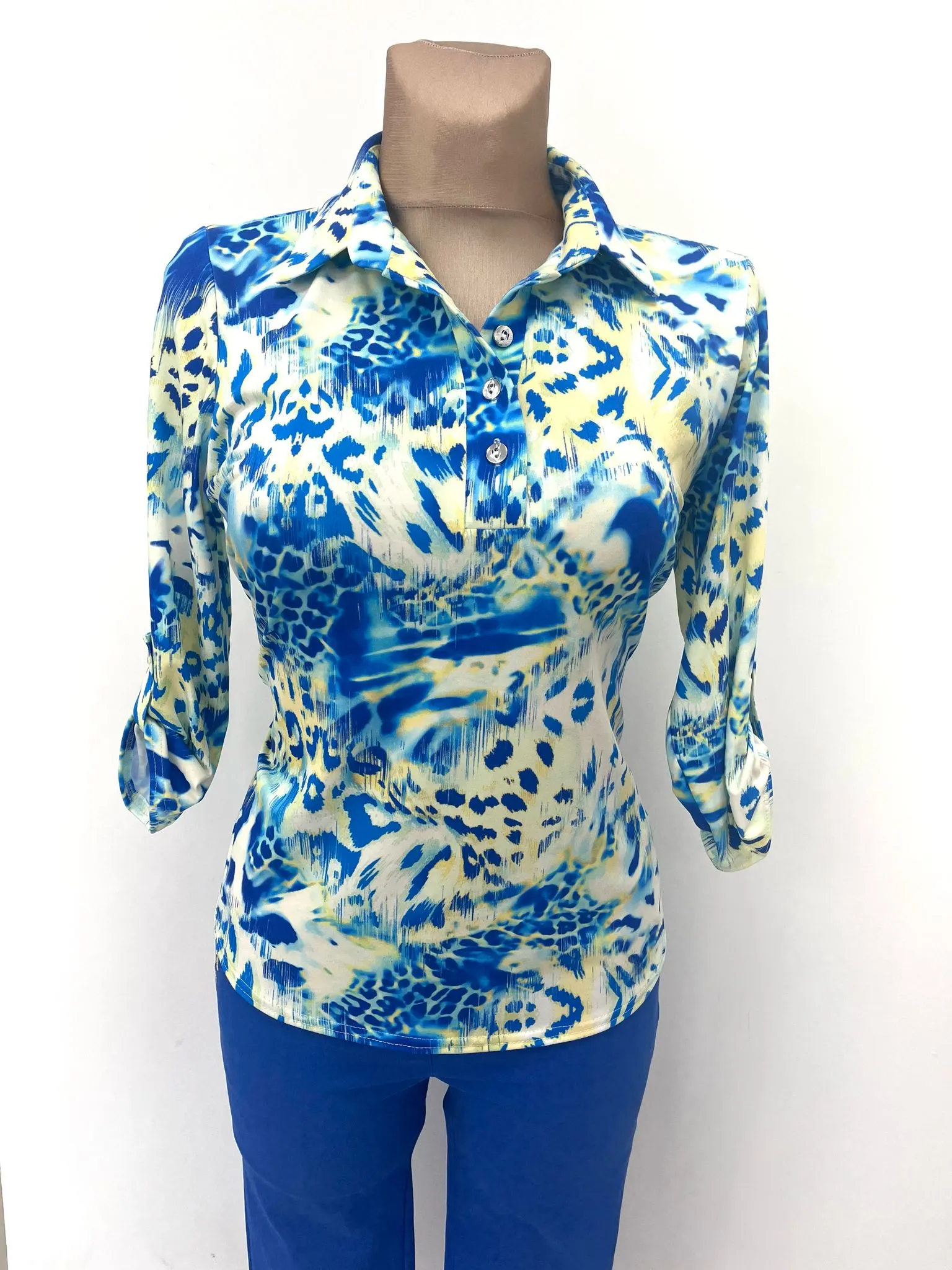 FM Fashion YEW Range Ladies Tops - Collar