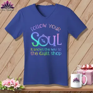 Follow Your Soul ~V-Neck  Tee