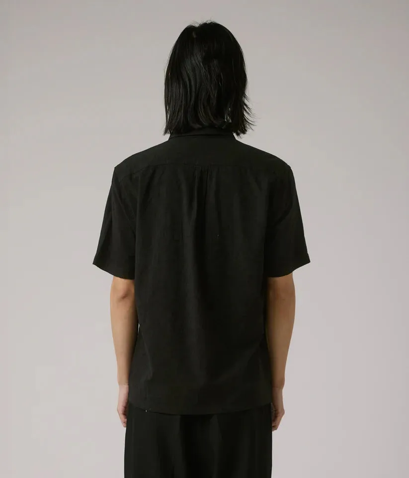 FORMER - Vivian  Vine S/S  Shirt -  BLACK