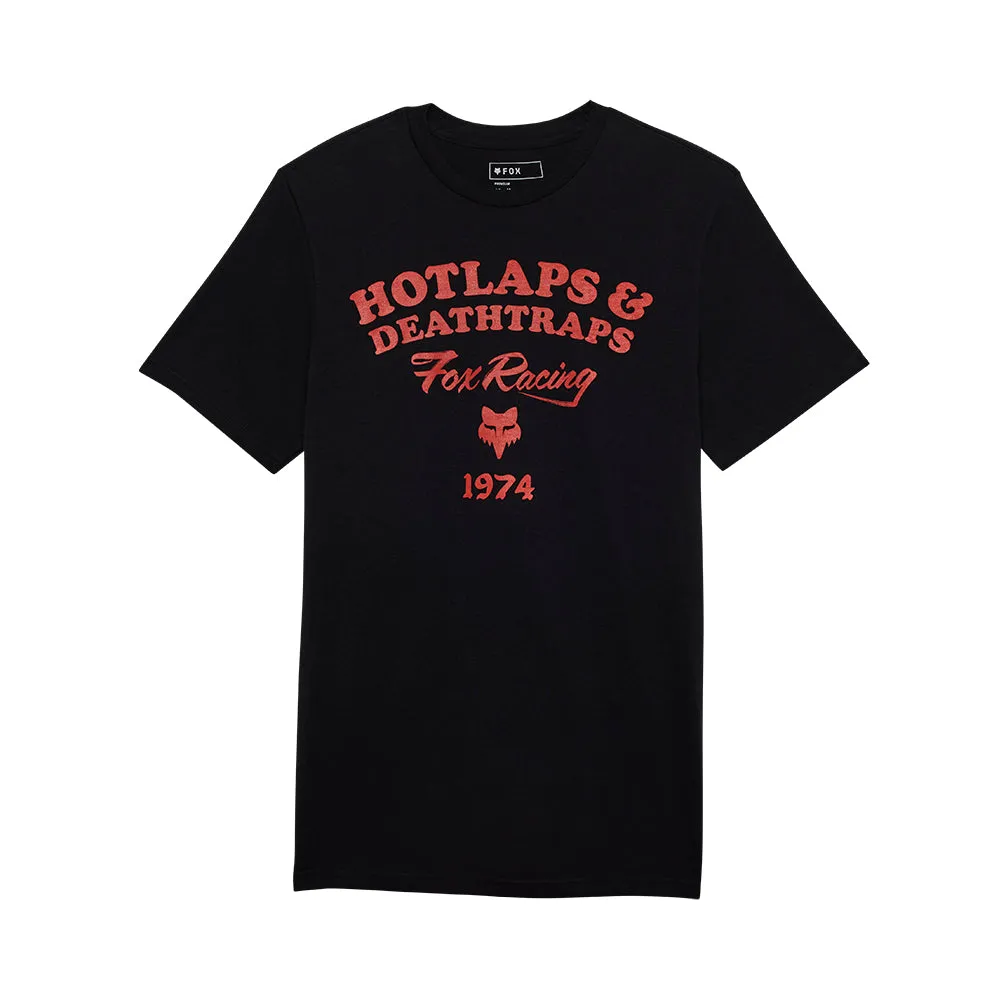 Fox Hotlaps Ss Premium Tee - Black