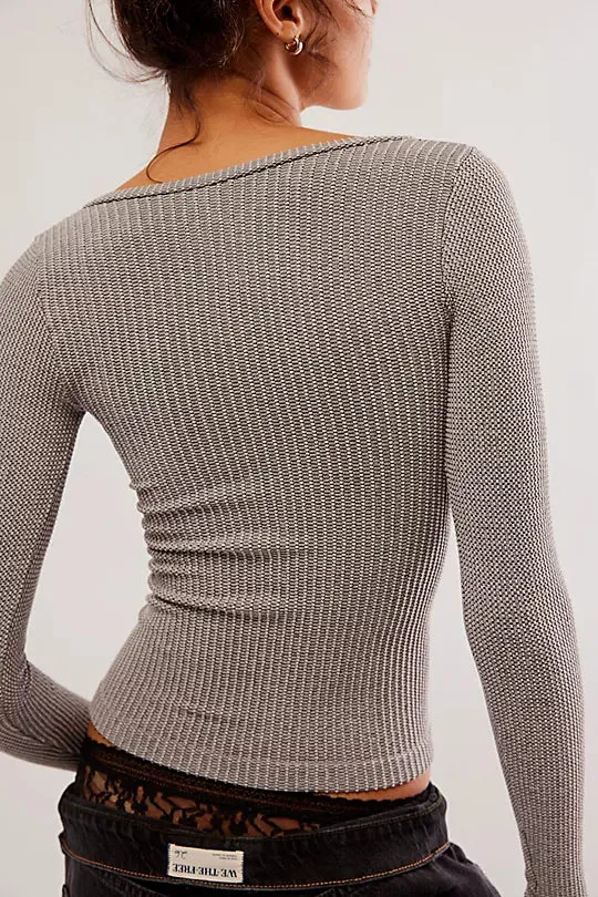 Free People Clean Slate Seamless Layering Top