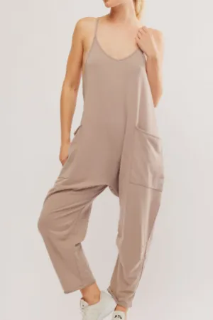 Free People: Hot Shot Onsie in Pumice