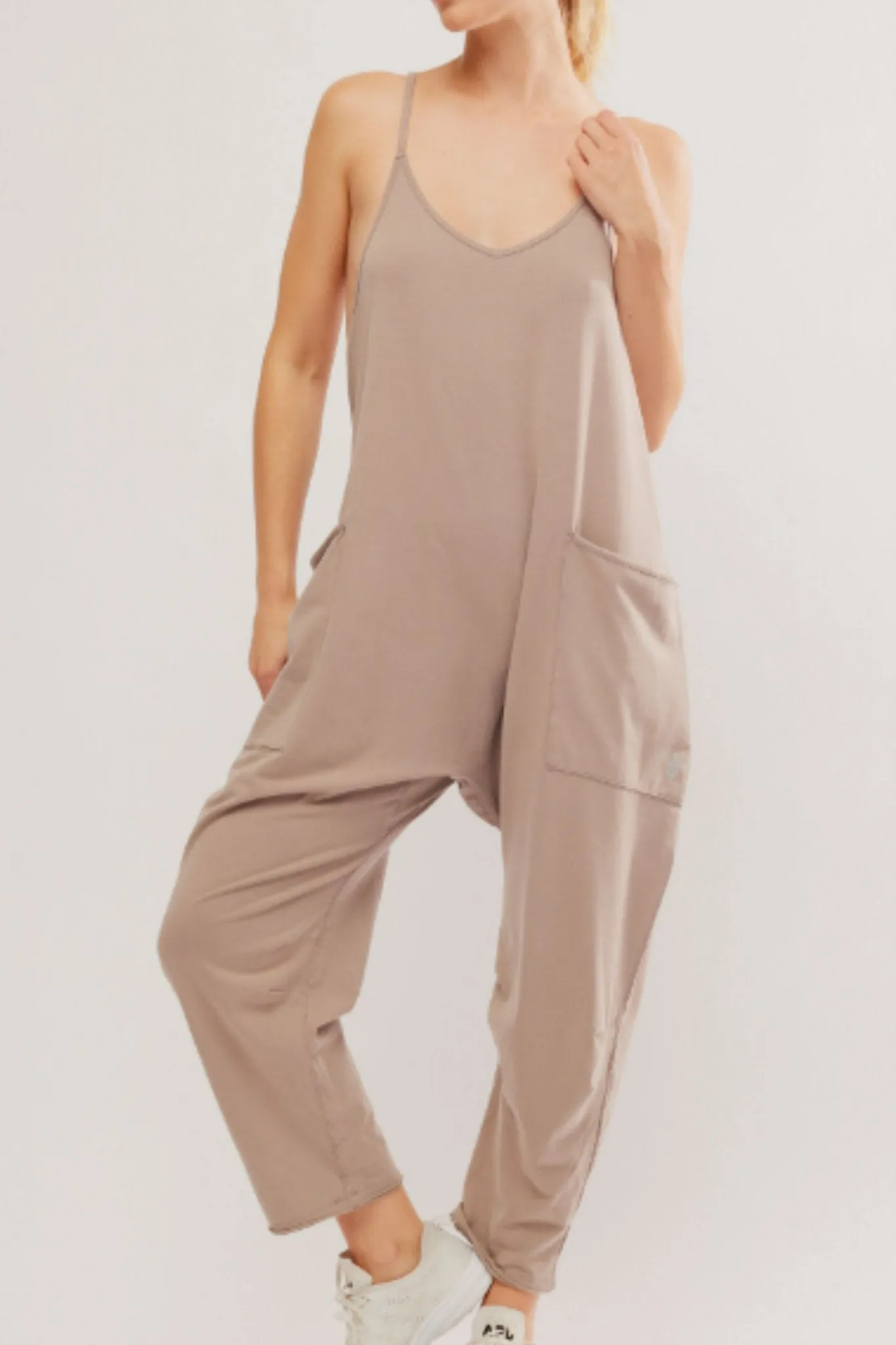 Free People: Hot Shot Onsie in Pumice