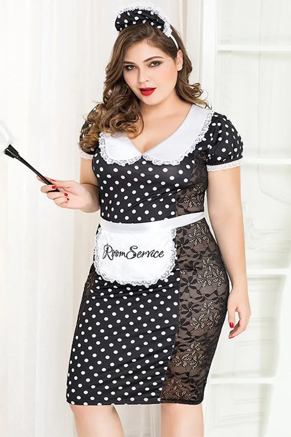 French Maid Cosplay Costume