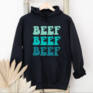 Funky Beef Blue Hoodie (S-3XL) Unisex - Multiple Colors!