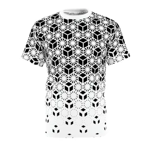 Geo Block AOP Crew Black & White