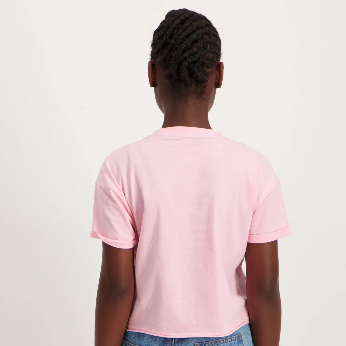 Girls Boxy T-Shirt - Candy Pink