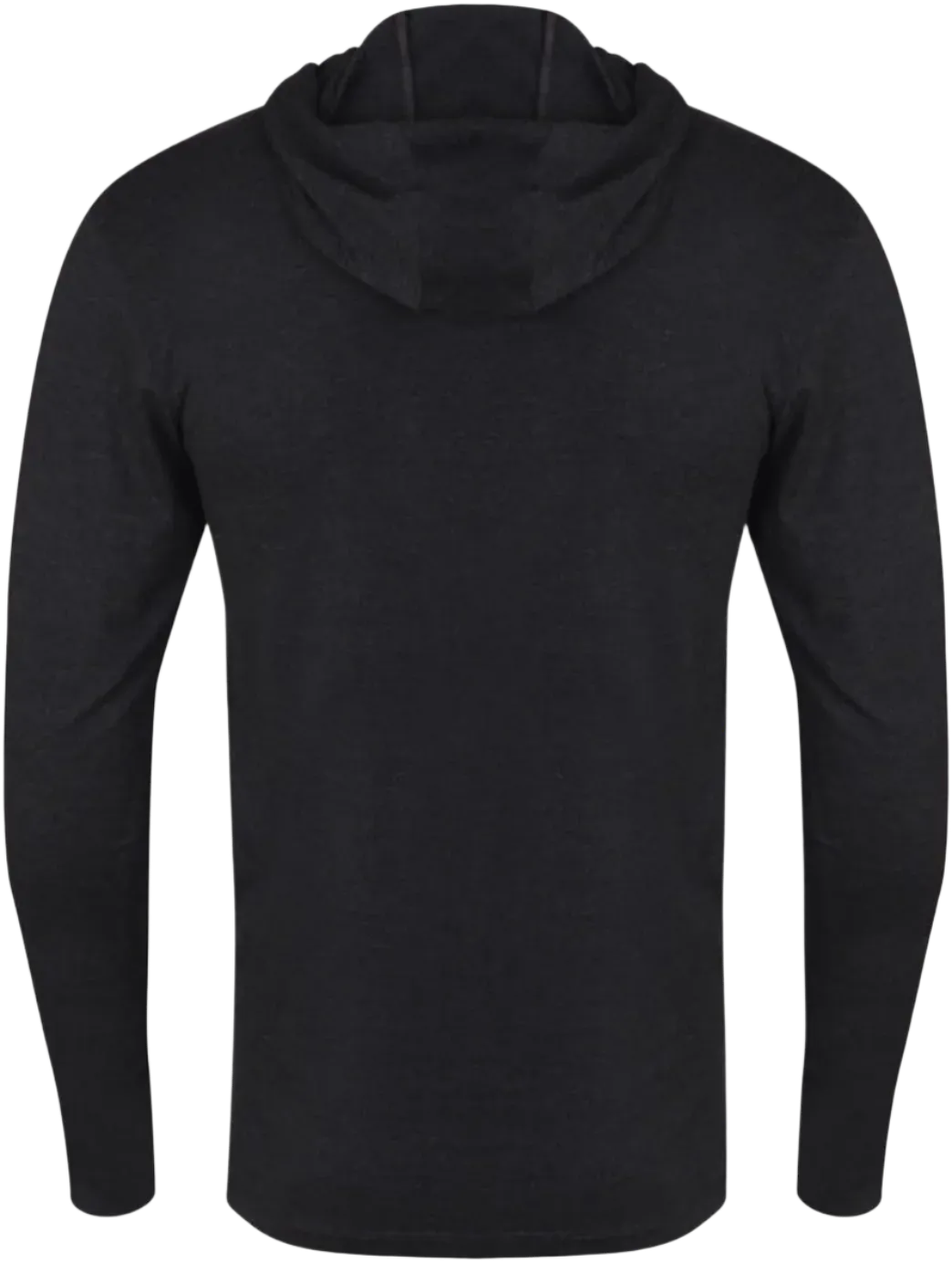 Gold's Gym Long Sleeve Hooded Top - Black Marl