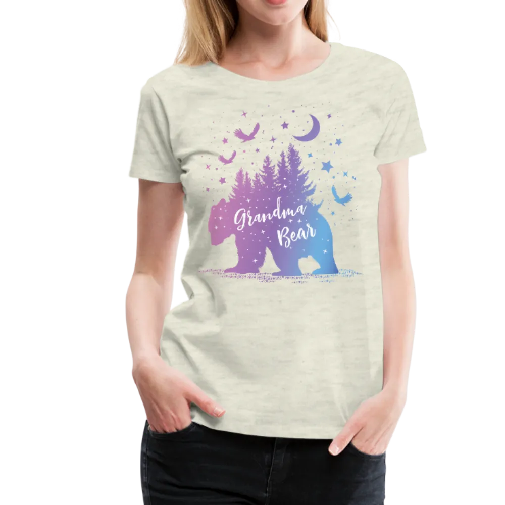 Grandma Bear Women’s Premium T-Shirt (KS1029)