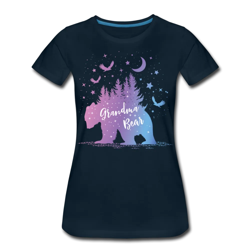 Grandma Bear Women’s Premium T-Shirt (KS1029)