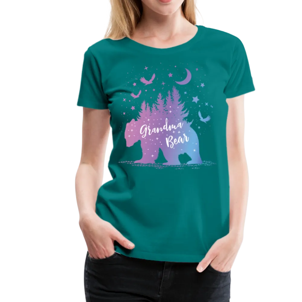 Grandma Bear Women’s Premium T-Shirt (KS1029)