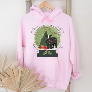 Green Snow Globe Steer Hoodie (S-3XL) Unisex - Multiple Colors!