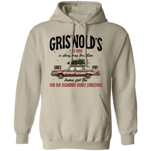 Griswold Christmas Tree Farm Gildan Hoodie – National Lampoon’s Christmas Vacation Inspired