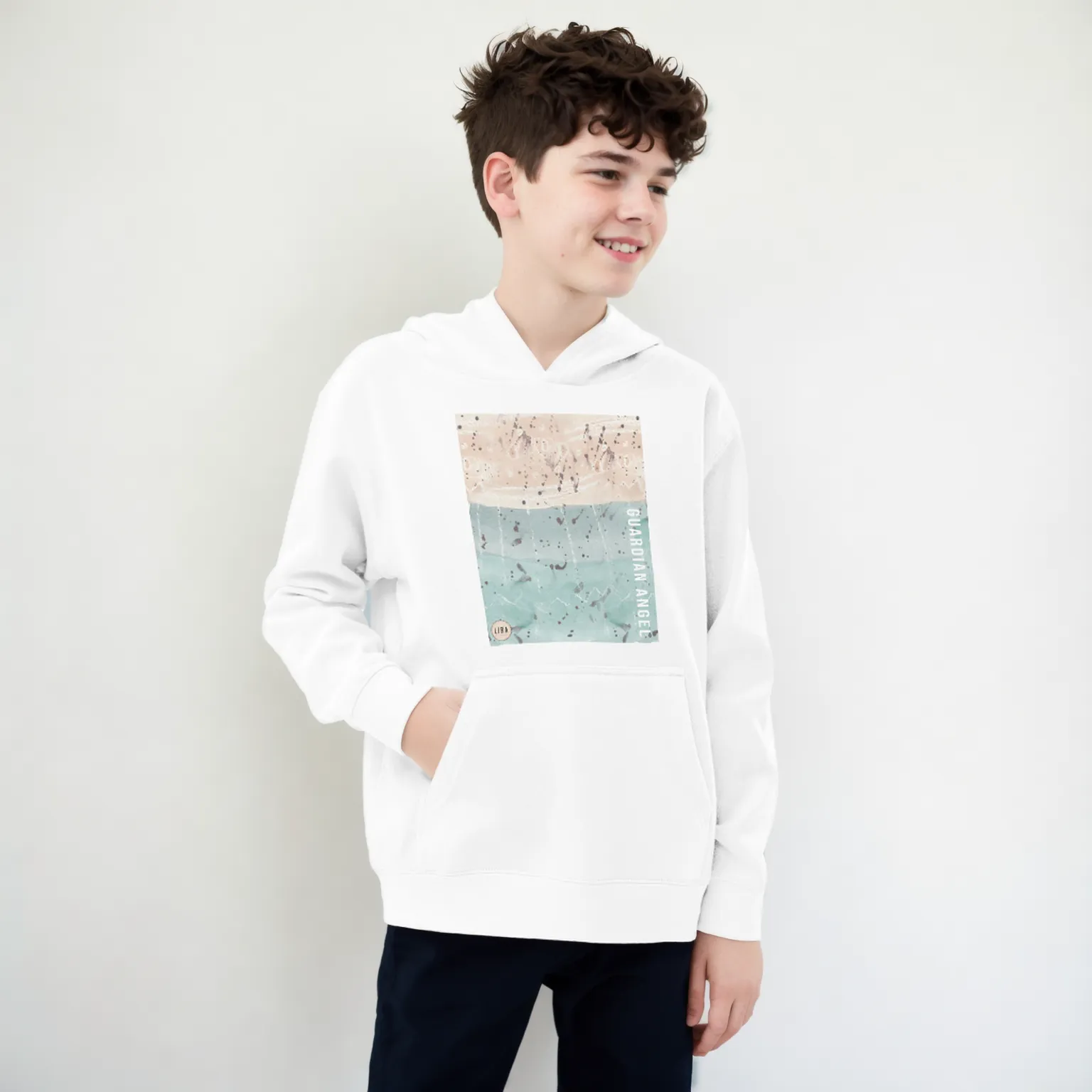 GUARDIAN ANGEL Kids Fleece Hoodie