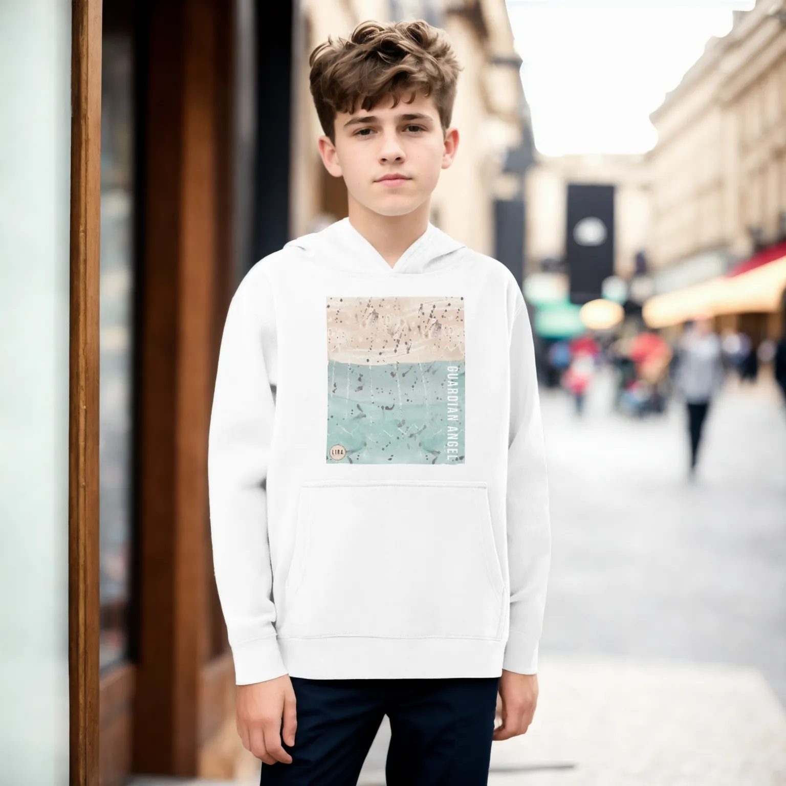 GUARDIAN ANGEL Kids Fleece Hoodie