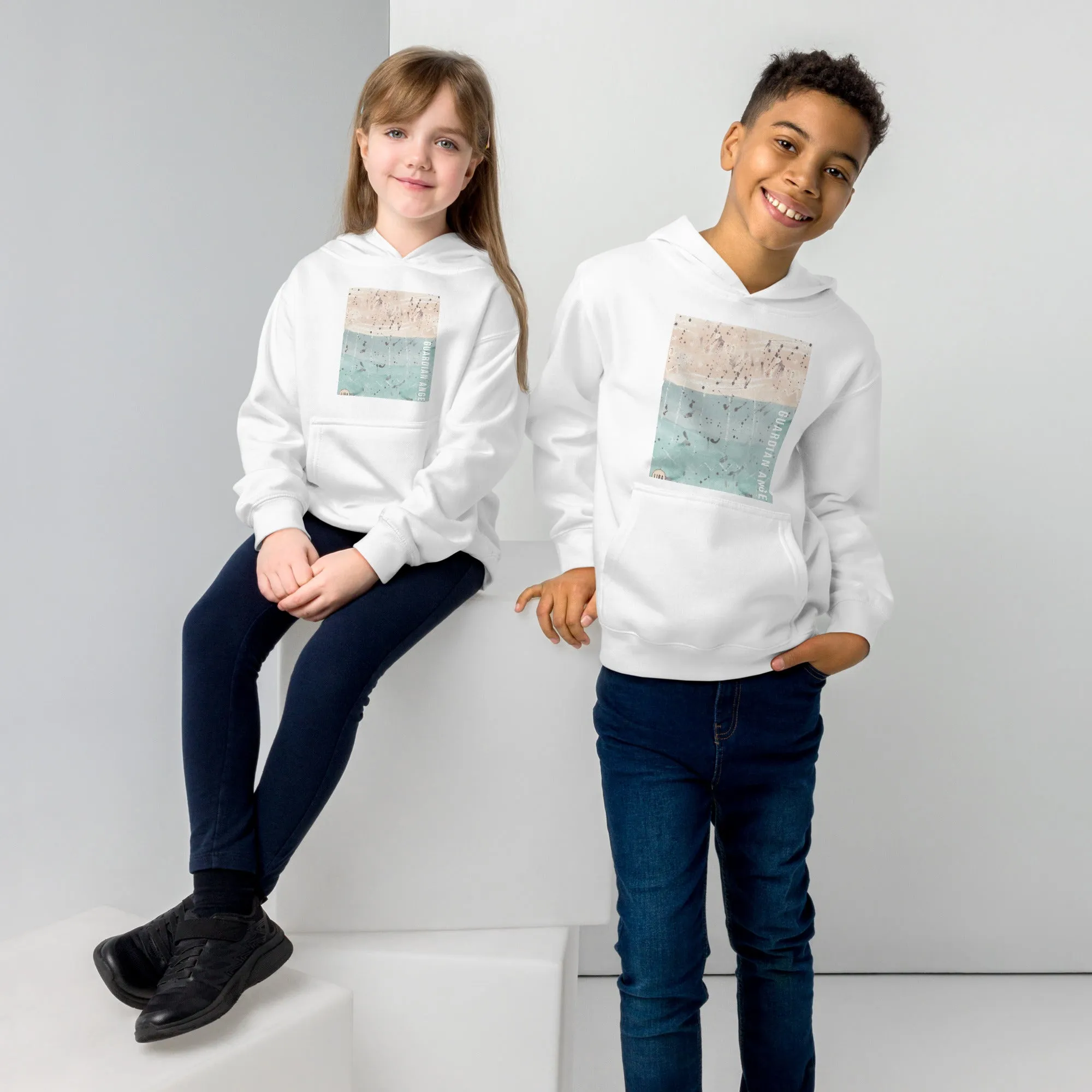 GUARDIAN ANGEL Kids Fleece Hoodie