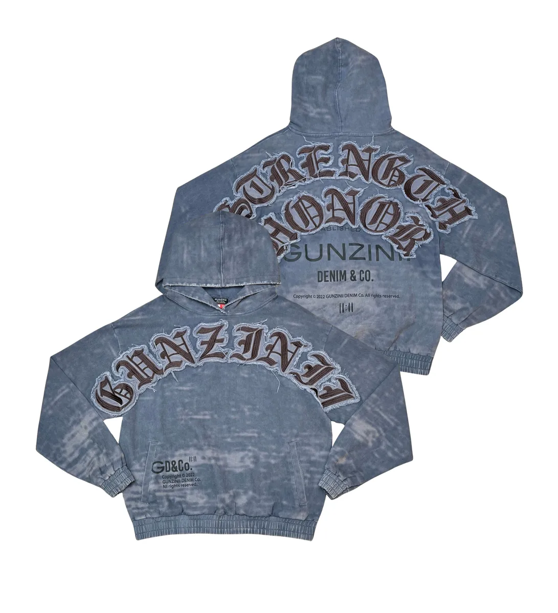 Gunzinii Honor Hoodie (BLUE)