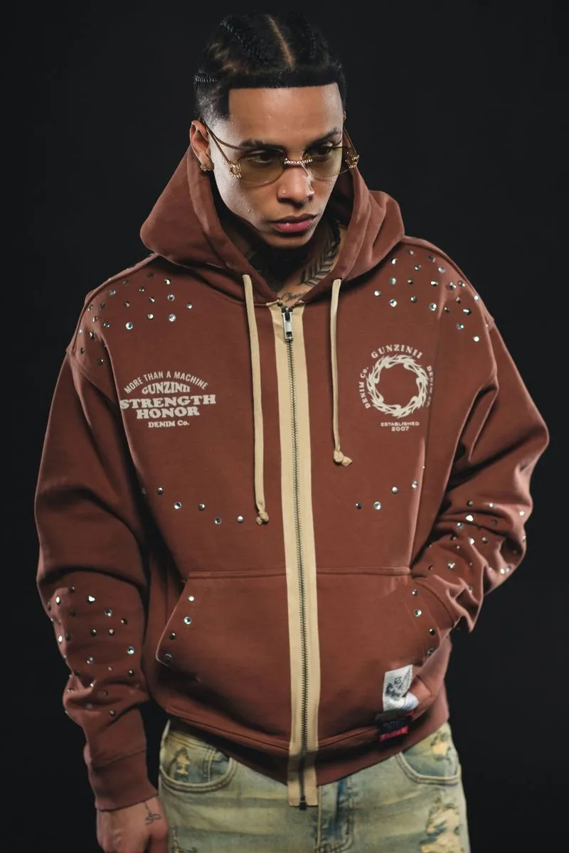 Gunzinii Strength Honor Hoodie (Chestnut)
