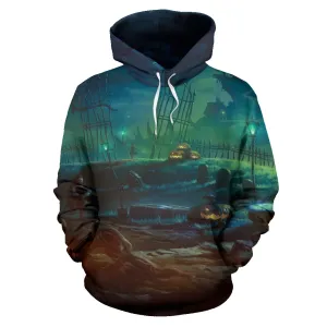 Halloween Black Cat Hoodie