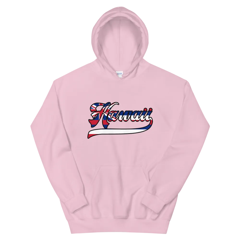 Hawaii Union Jack - Flag with Black Border *ADULT HOODIE*
