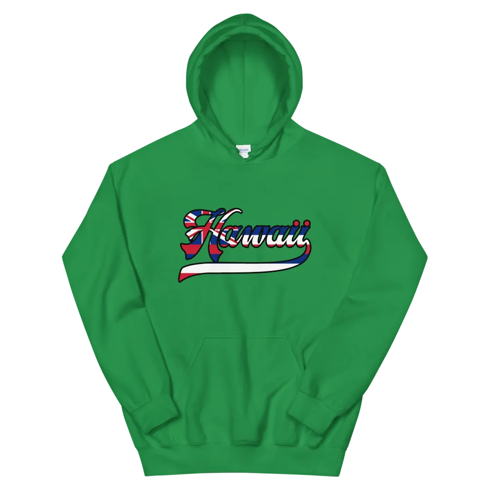 Hawaii Union Jack - Flag with Black Border *ADULT HOODIE*