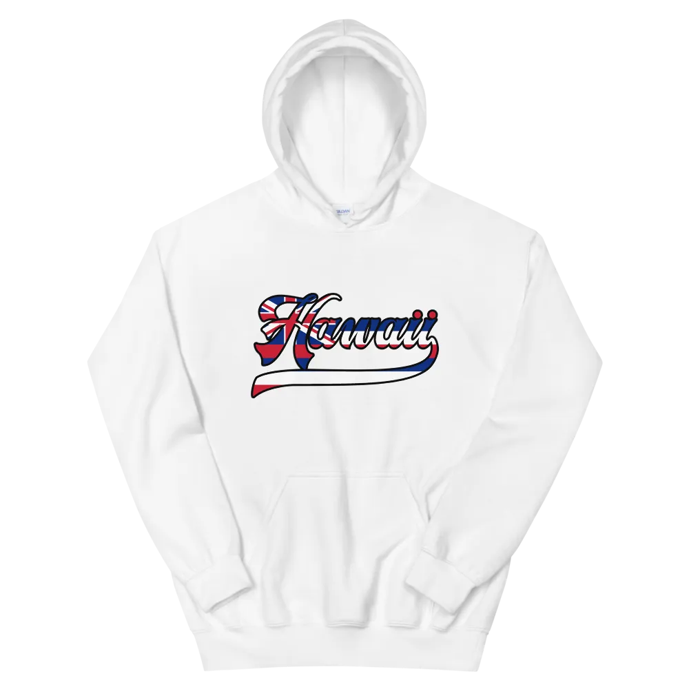 Hawaii Union Jack - Flag with Black Border *ADULT HOODIE*