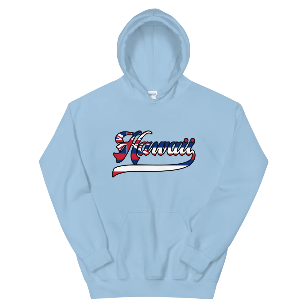 Hawaii Union Jack - Flag with Black Border *ADULT HOODIE*