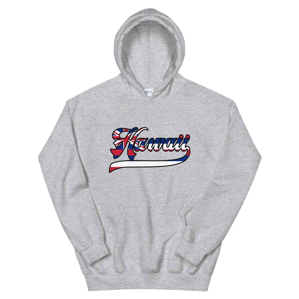 Hawaii Union Jack - Flag with Black Border *ADULT HOODIE*