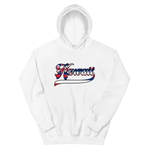 Hawaii Union Jack - Flag with Black Border *ADULT HOODIE*