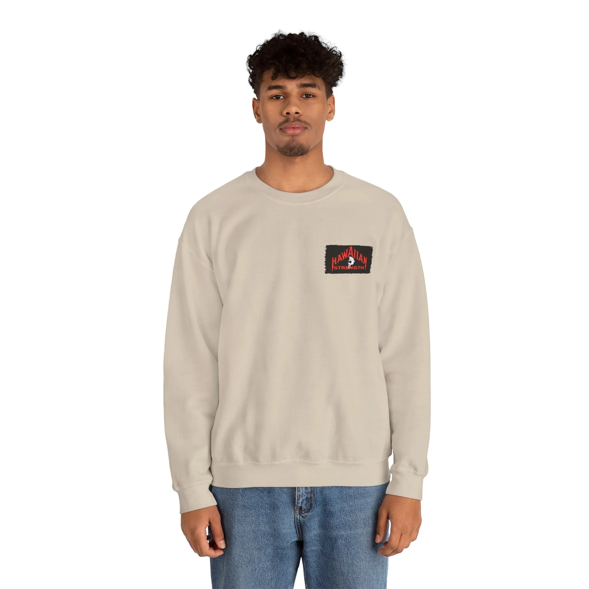 Hawaiian Strength Moana Sea Master Vintage Design 90s New Print Unisex Heavy Blend™ Crewneck Sweatshirt