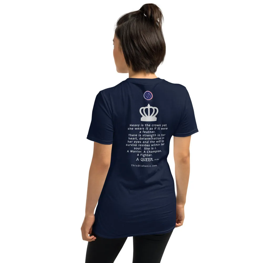 Heavy Is The Crown Yet She... Short Sleeve Adult T-Shirt