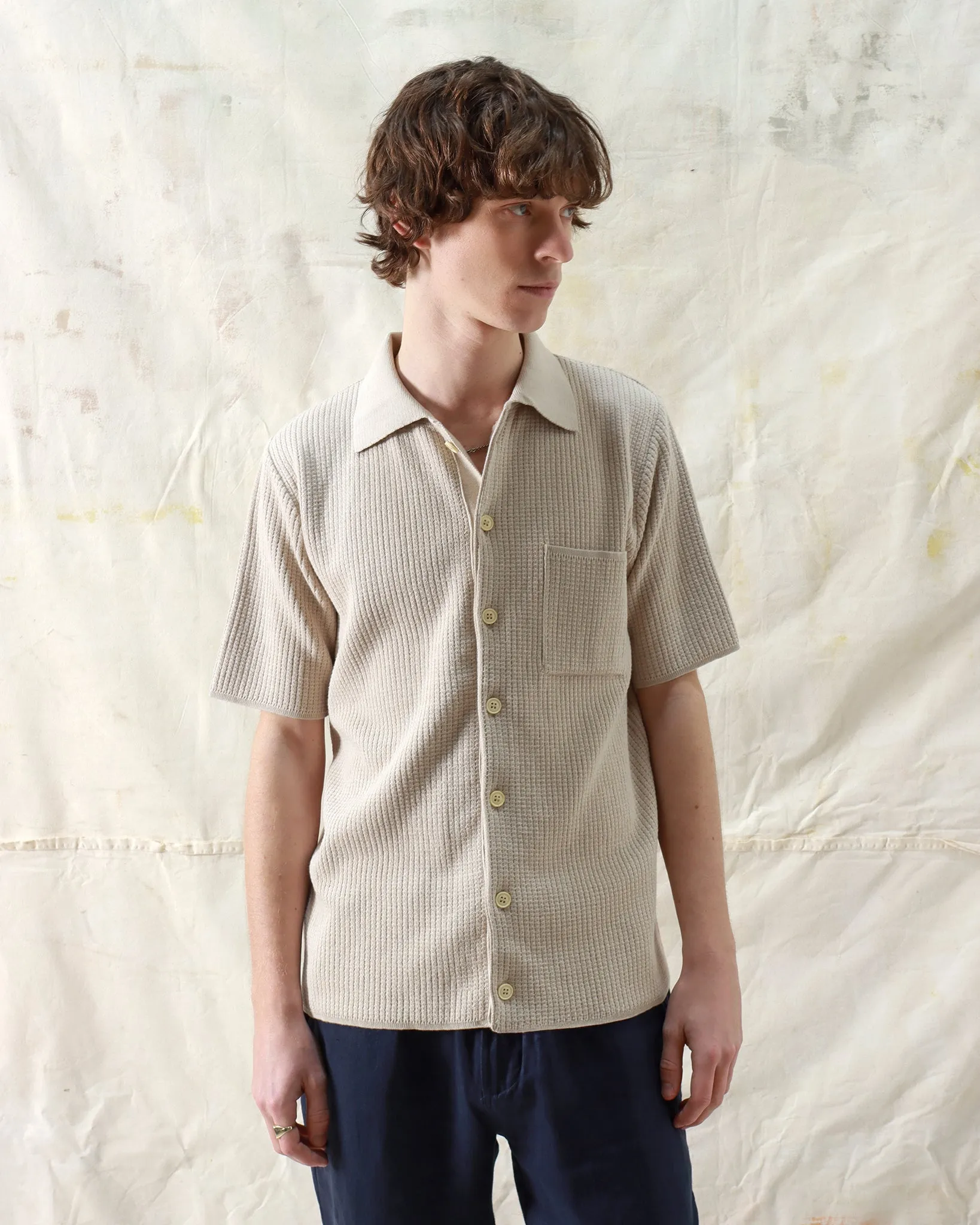 Heitor Knit Shirt - Peyote Sand
