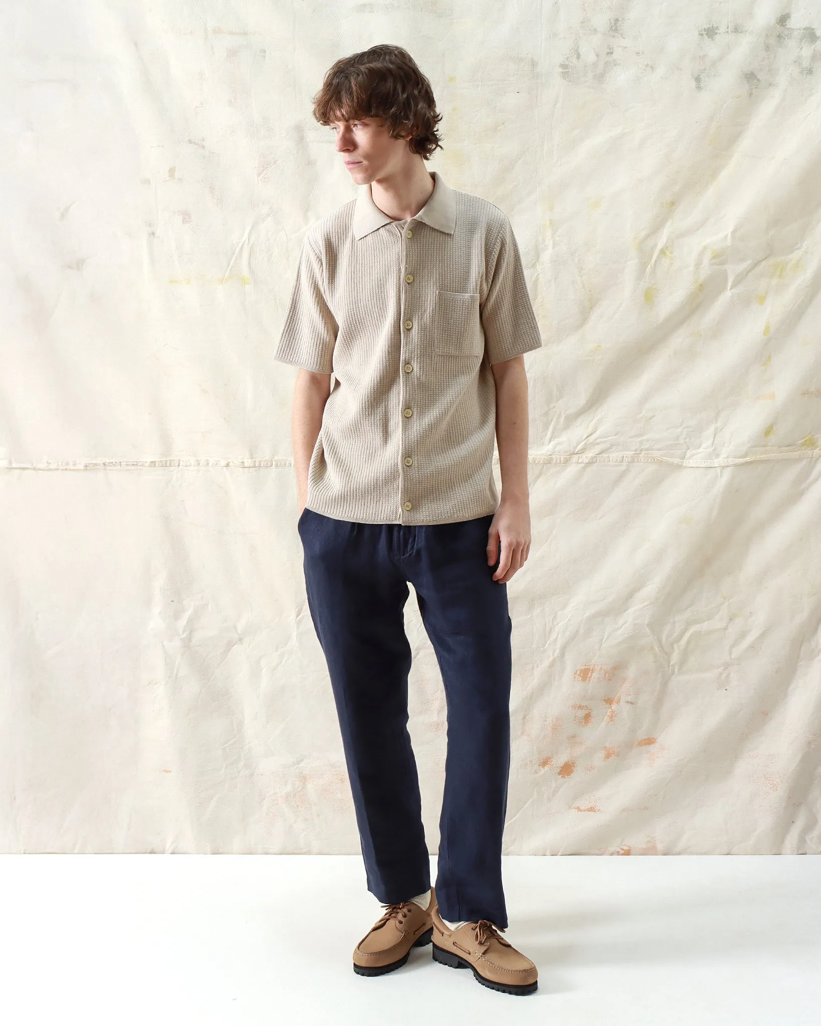 Heitor Knit Shirt - Peyote Sand